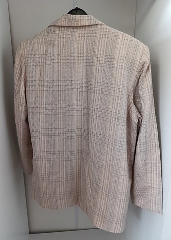 Bej KadınDüğmeli Blazer Ceket - Görsel 2