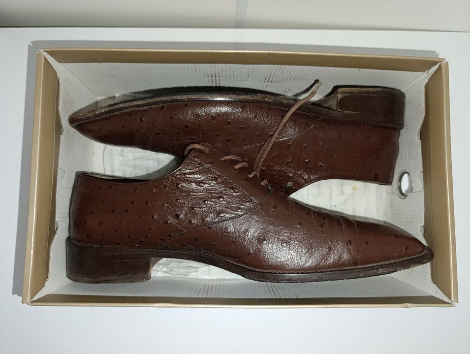 Koyu Kahverengi Deri Klasik Erkek Ayakkabı - Görsel 2