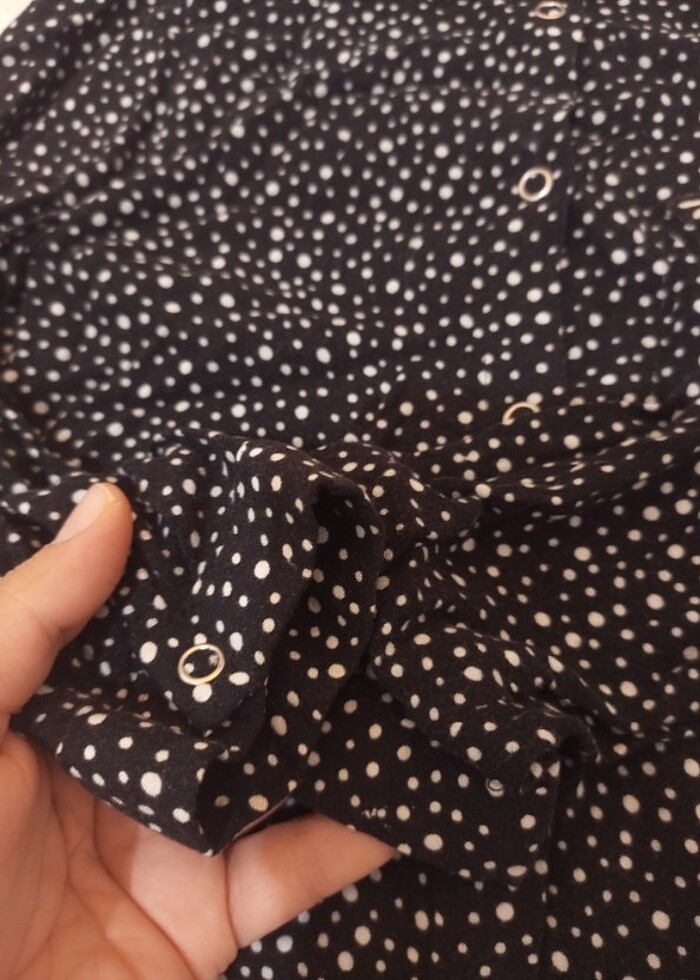 Koton çıtçıt düğmeli elbise  - Görsel 4