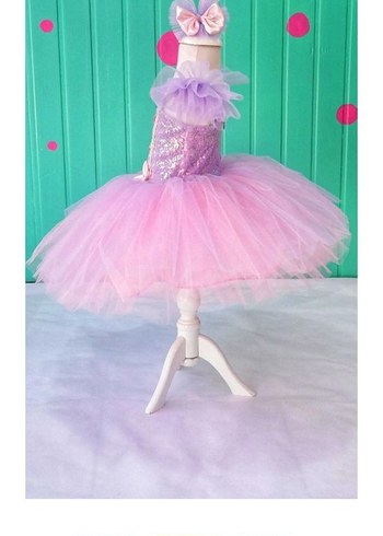 Diğer Pano Kids Patiska Nostalji Rapunzel Kısa Elbise