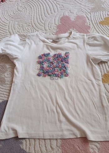 LC Waikiki Pembe Bohem Renkli Kat Kat Etek tişört takım