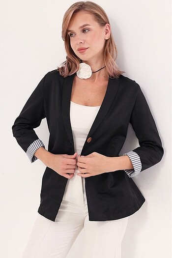 xl Beden Siyah blazer ceket