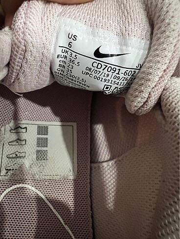 36,5 Beden pembe Renk Nike Spor Ayakkabı