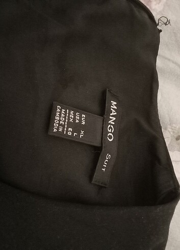 xl Beden Mango belden oturan tunik elbise