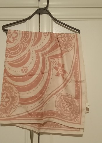 w collection ipek eşarp pembe bej
