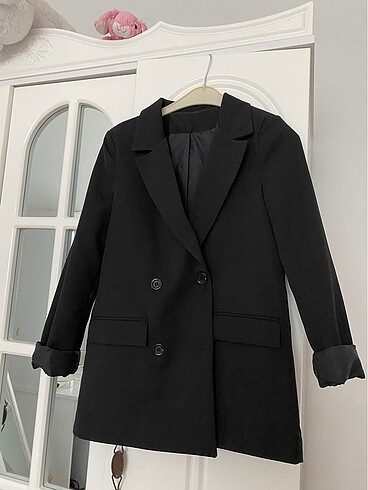 Siyah blazer ceket