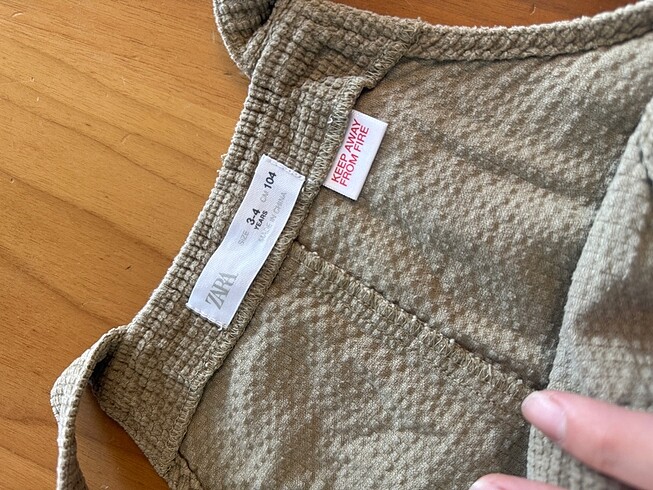 4 Yaş Beden ZARA TULUM