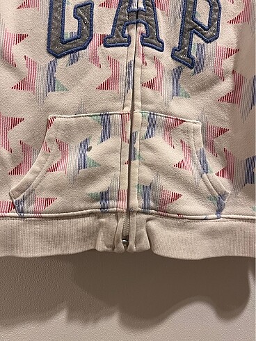 24-36 Ay Beden Orijinal GAP Kız çocuk fermuarlı sweatshirt