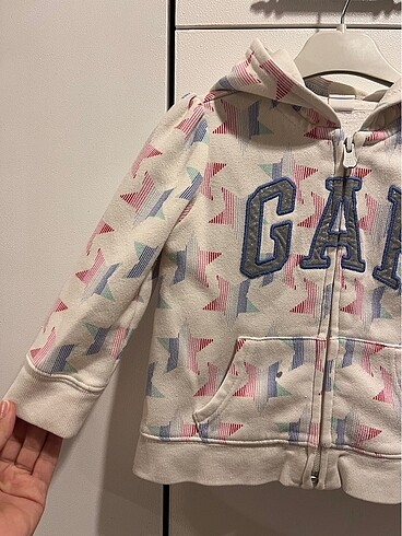 24-36 Ay Beden çeşitli Renk Orijinal GAP Kız çocuk fermuarlı sweatshirt