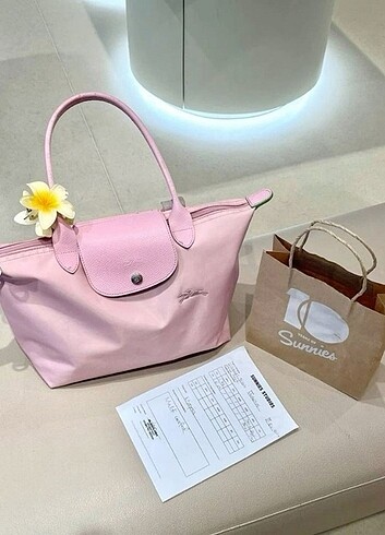 LONGCHAMP PEMBE NO:202 SERTİFİKALI