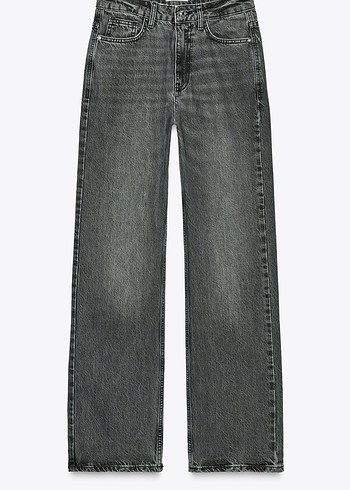 Zara Z1975 regular fit yüksek bel uzun paça jean