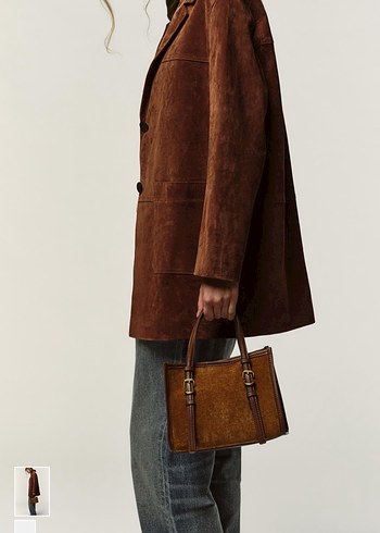 Zara mini tote çanta - Görsel 2