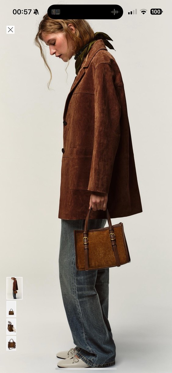 Zara mini tote çanta - Görsel 2