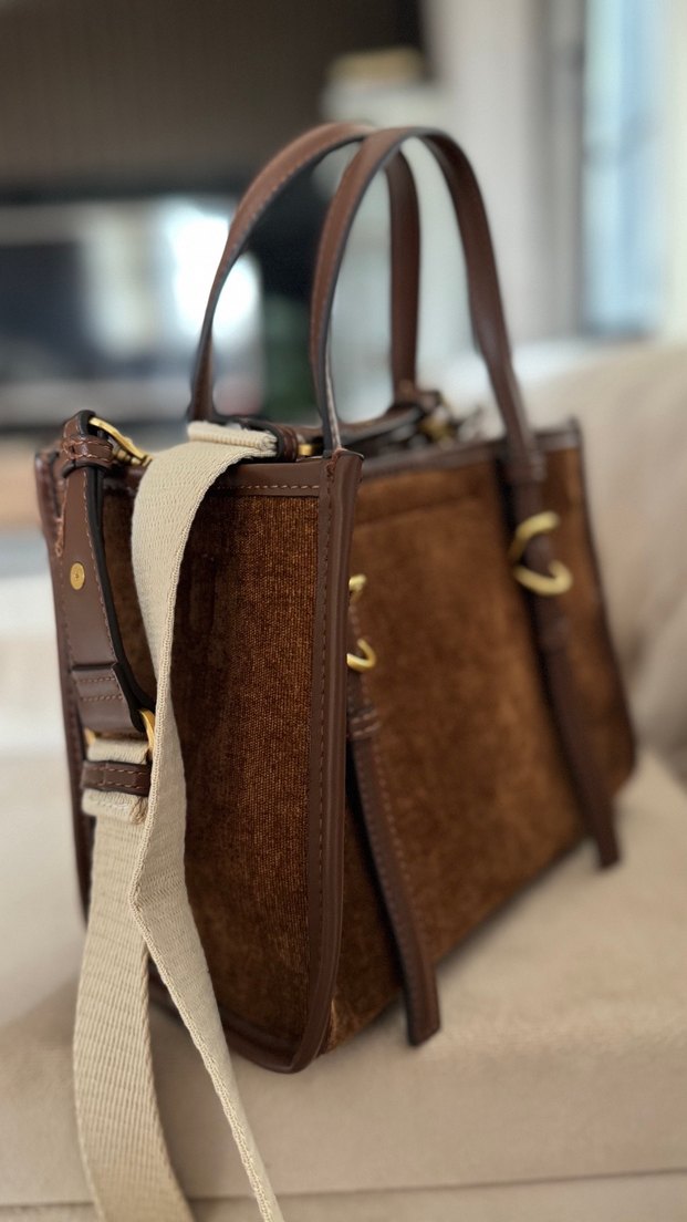 Zara mini tote çanta - Görsel 4