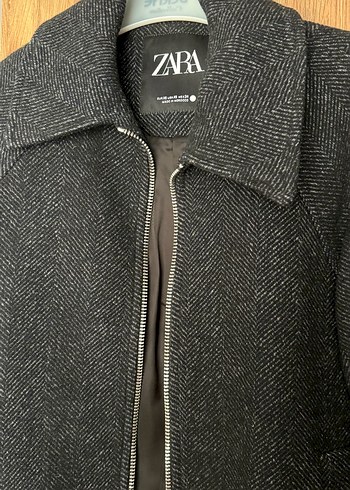 Zara yün karışımlı kaban - Görsel 4