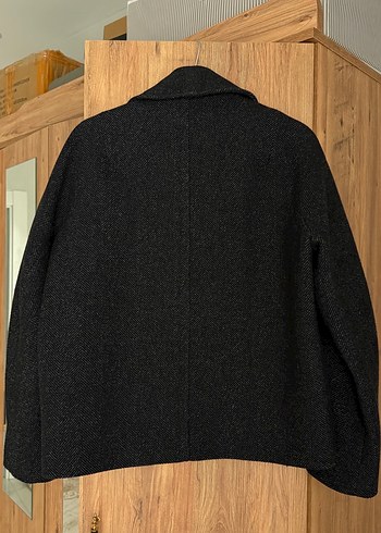 Zara yün karışımlı kaban - Görsel 3