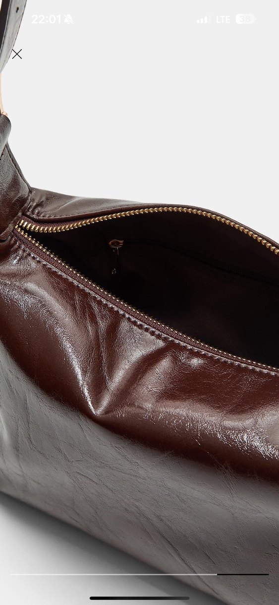 Stradivarius Deri Kadın Çanta - Görsel 5