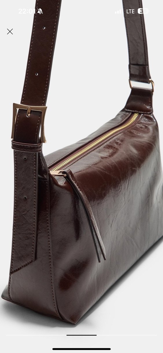 Stradivarius Deri Kadın Çanta - Görsel 4