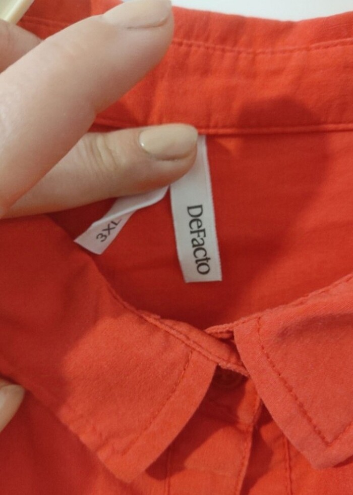 Pembe DeFacto Gömlek - Görsel 3