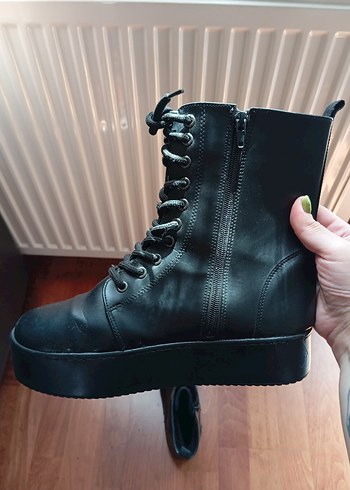 Siyah Suni Deri Postal - Görsel 7