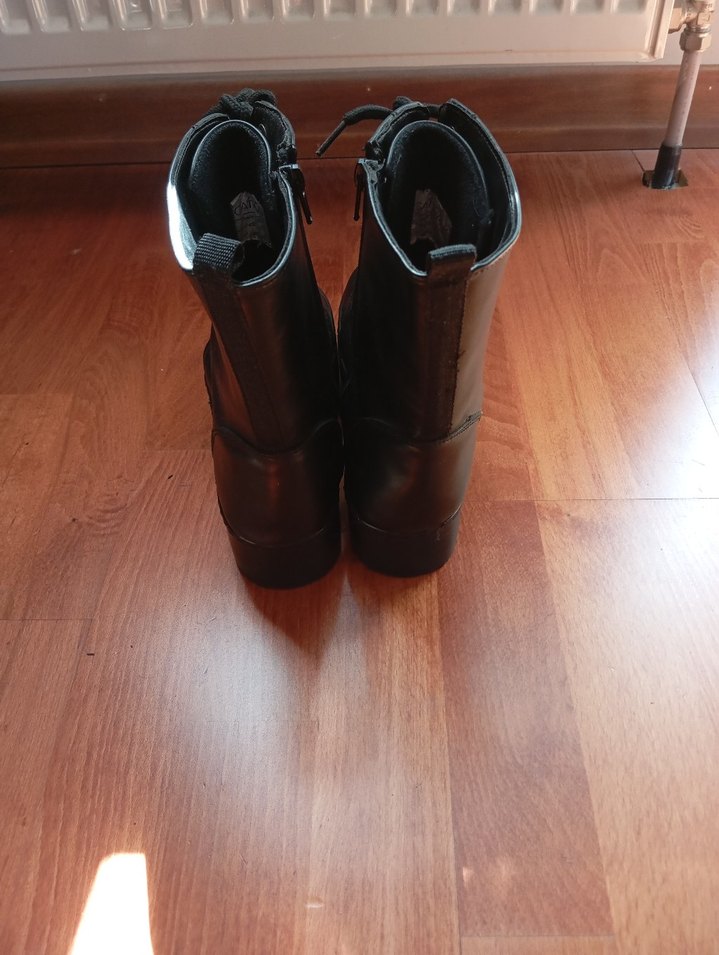 Siyah Suni Deri Postal - Görsel 5