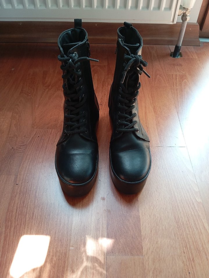 Siyah Suni Deri Postal - Görsel 2