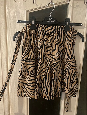 leopar desen etek