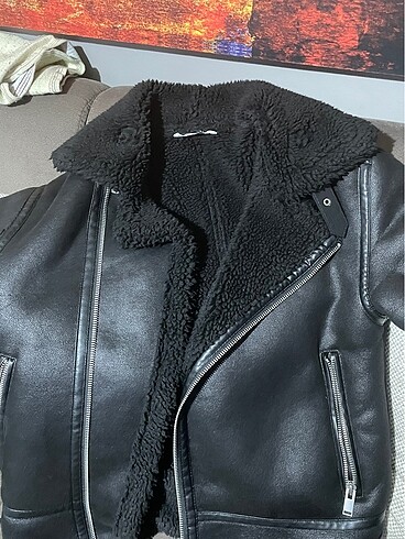 Zara kürklü ceket erkek