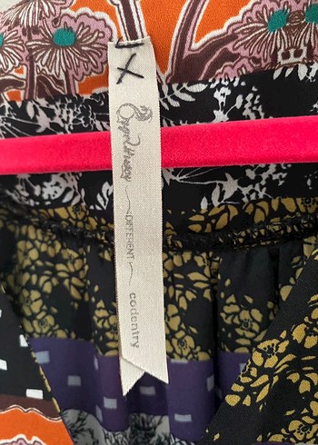 Bohem Çok Renkli Desenli Uzun Kollu Bluz - Görsel 2