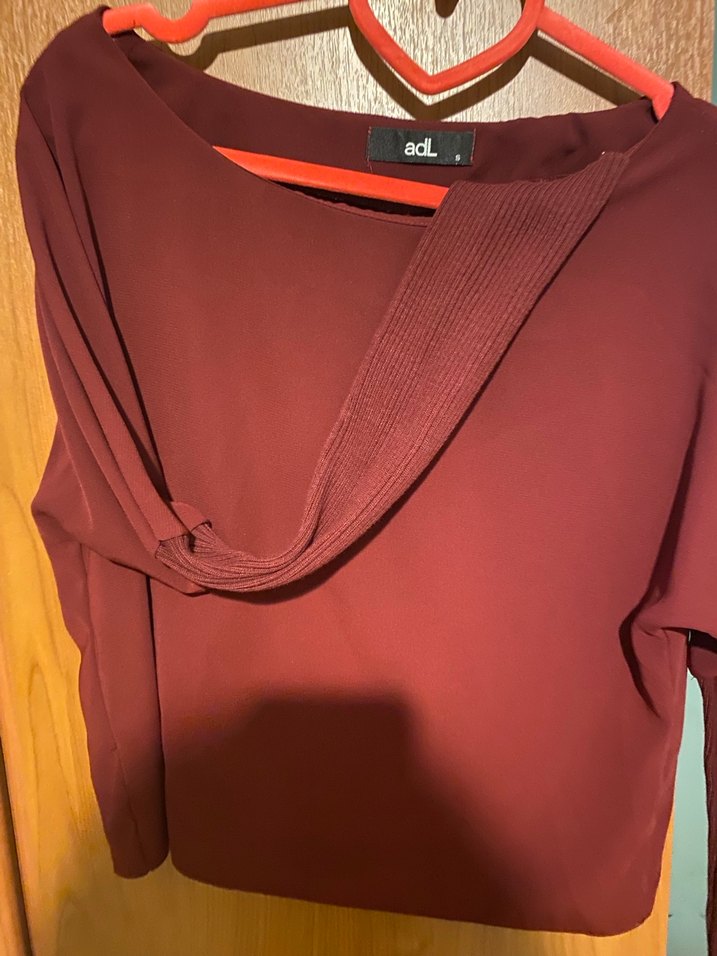 Bordo Kadın bluz - Görsel 3