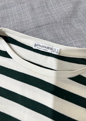 Çizgili Uzun Kollu Body - Görsel 2