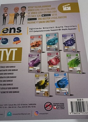  Beden Ens tyt tarih test kitabı 