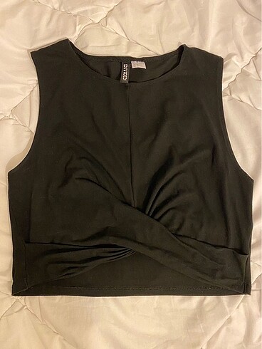 H&M siyah crop