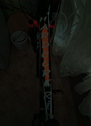 Bisiklet için hard core ride görünüşü fotoğrafda vardır sticker - Görsel 2