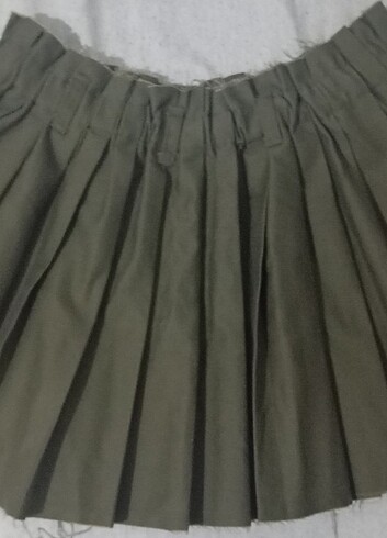 H&M Pileli Kısa etek