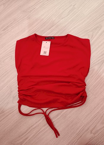 Trendyol & Milla Kırmızı Crop