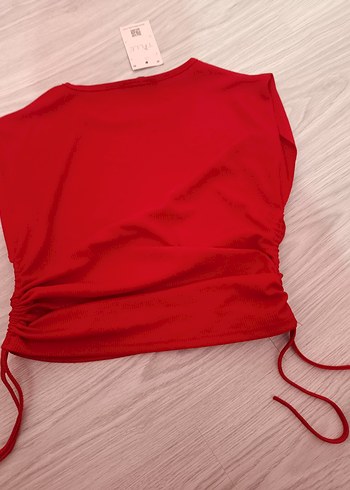 universal Beden Kırmızı Crop