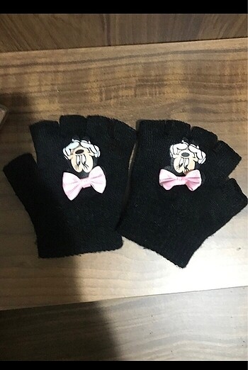 Minnie mause kız çocuk eldiven 4-6 yaş