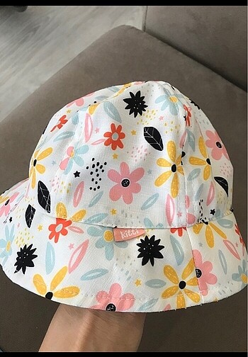 Kız çocuk şapka 52 cm deniz plaj