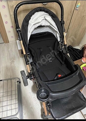 Büyük boy bebek arabası 25 kiloya kadar taşıyor baby home