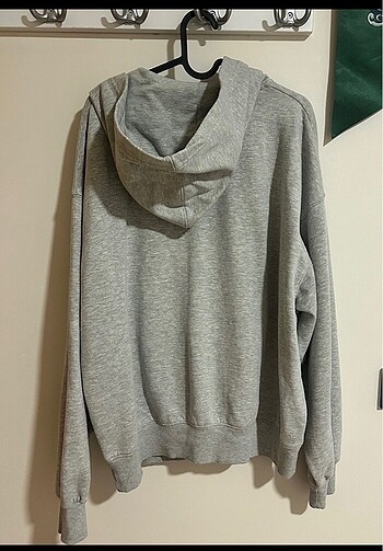 xs Beden gri Renk Az giyilmiş over size berksha sweatshirt