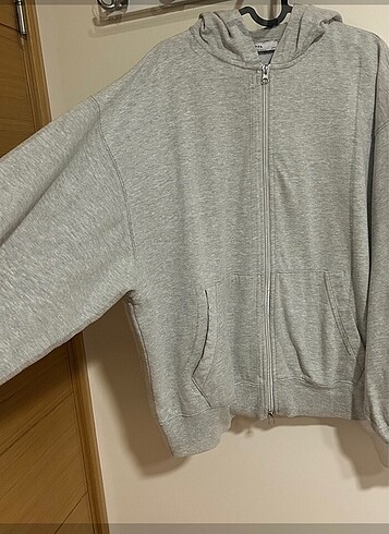 Bershka Az giyilmiş over size berksha sweatshirt