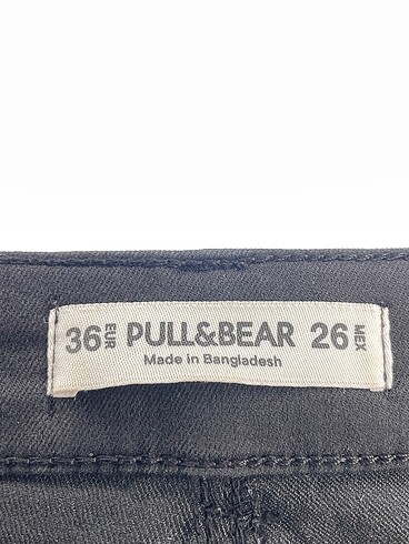 36 Beden siyah Renk Pull and Bear Jean / Kot %70 İndirimli.