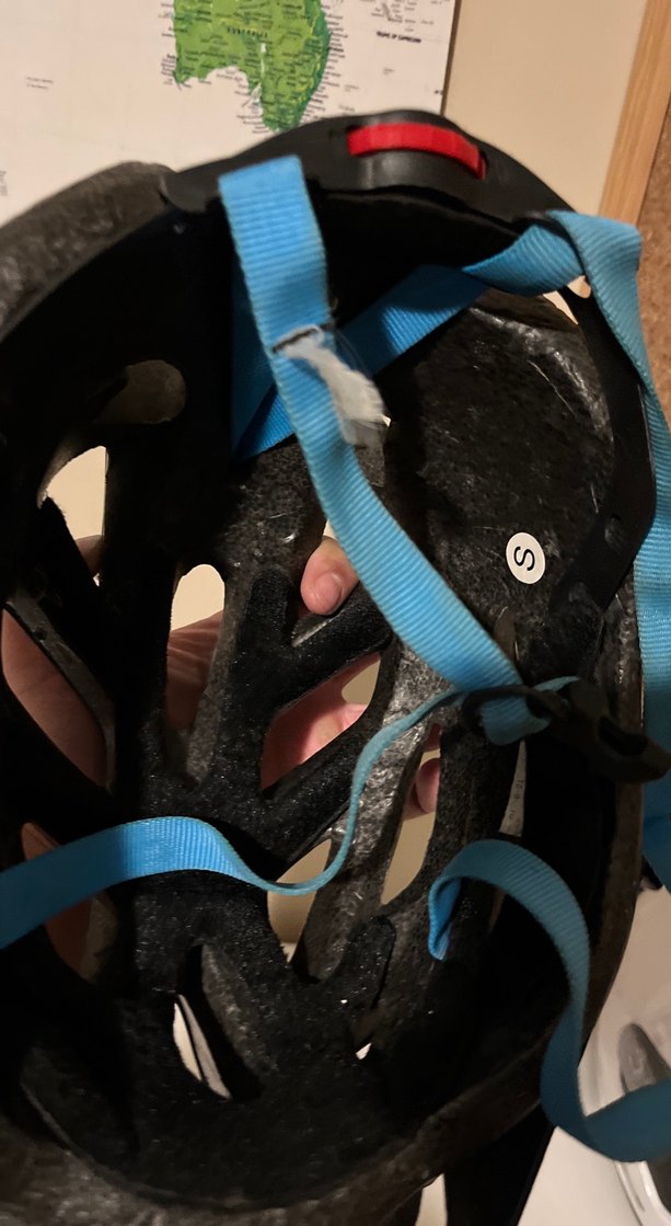 Mavi Gri Baskılı Biker Motosiklet Kaskı Sedona - Görsel 5