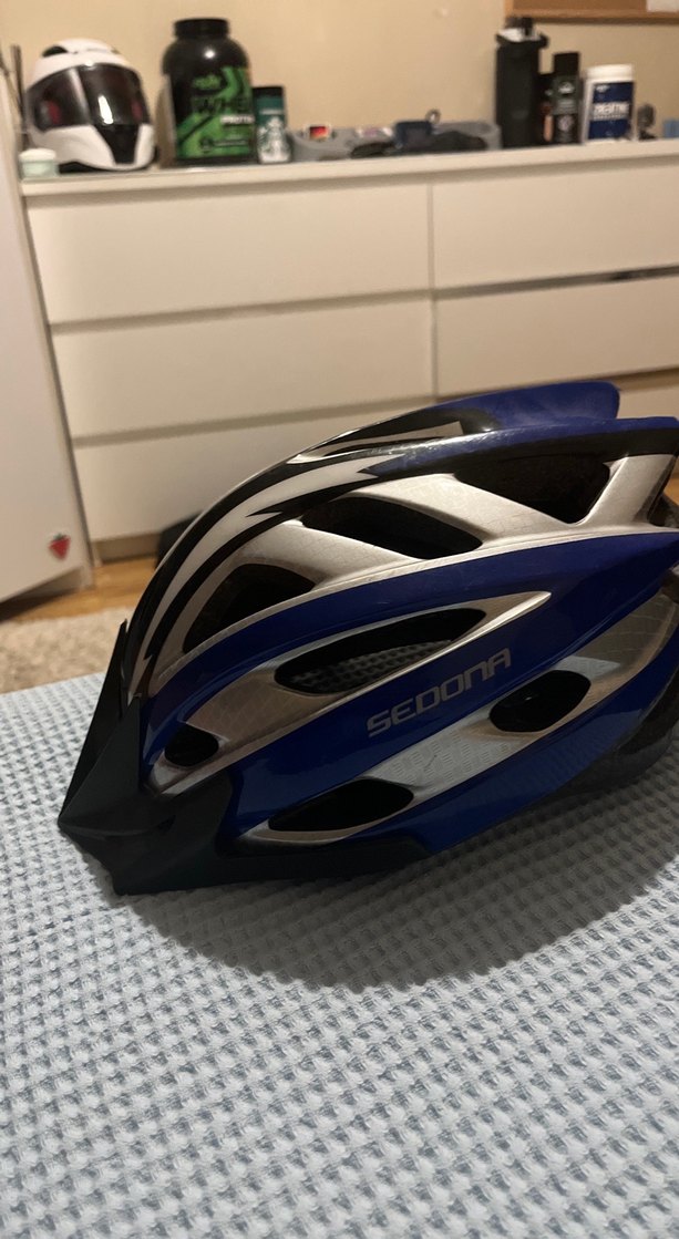 Mavi Sedona Biker Kask Velcro - Görsel 2