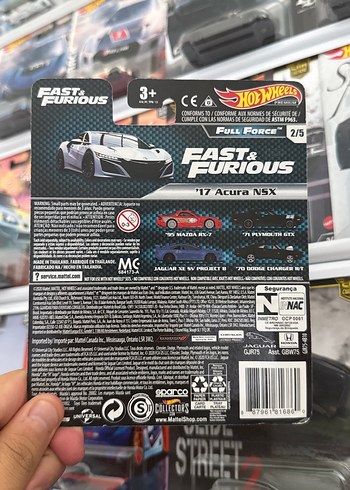  Beden Renk Hot Wheels Premium Fast & Furious 17 Acura NSX