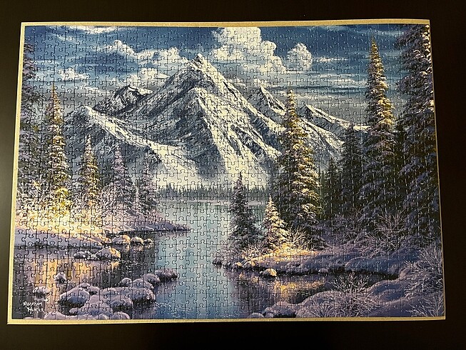 Dağ Manzaralı Puzzle
