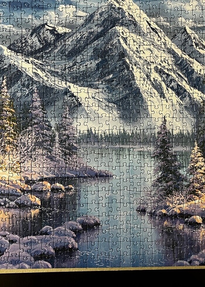 Dağ Manzaralı Puzzle - Görsel 2