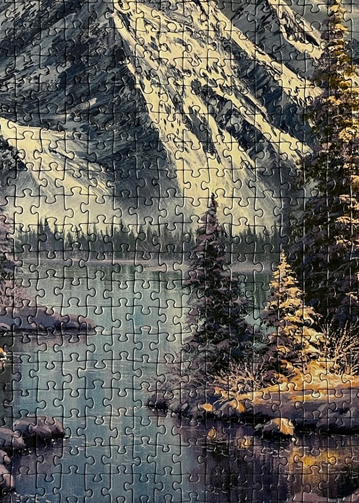 Dağ Manzaralı Puzzle - Görsel 5