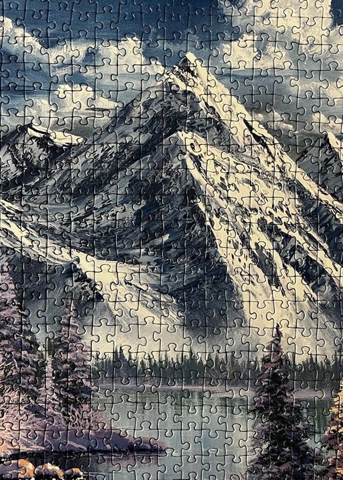 Dağ Manzaralı Puzzle - Görsel 4